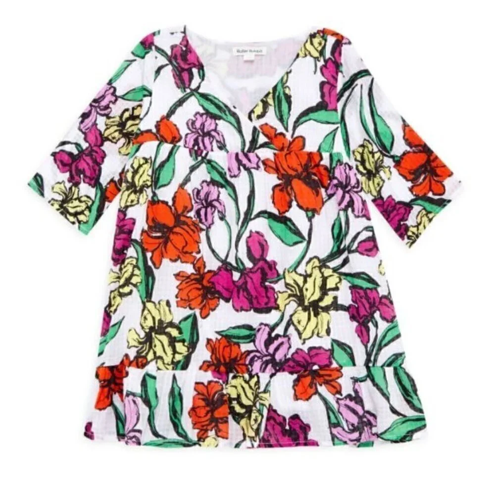 Roller Rabbit Little Girl's Floral-Print Cotton Dress Size 12-18 Months